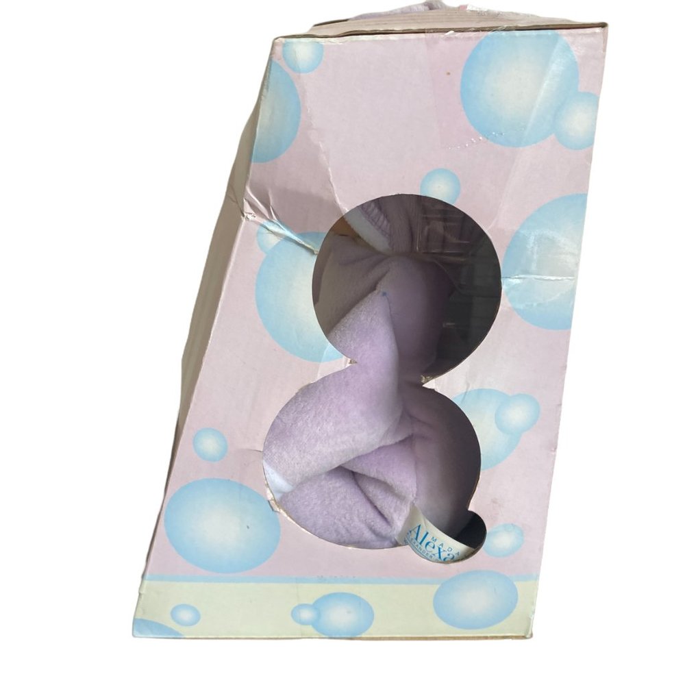 Madame Alexander My First Newborn Baby Doll Soft Fabric Body Lavender NWT - Picture 4 of 15